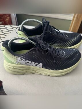 HOKA One One Rincon 3 Men’s Running Shoes Black Lime US 10D Road Trainery